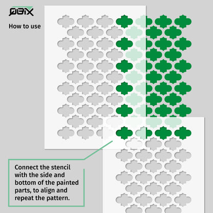 Tile Stencil 4 - A3 Size Stencil