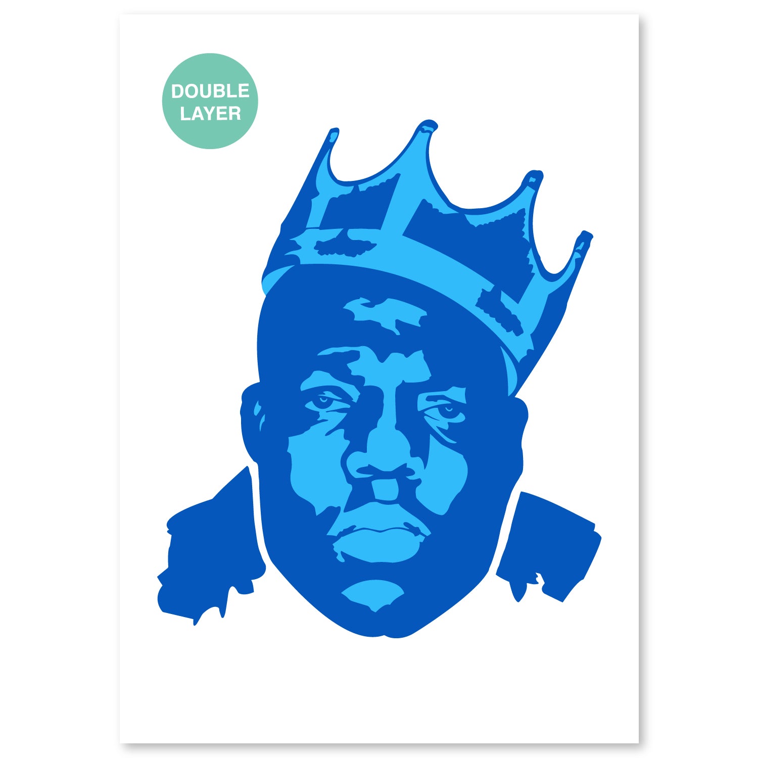 notorious big stencil art