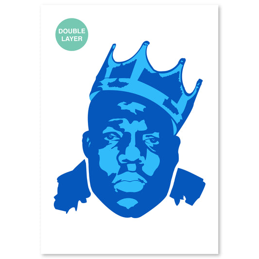 notorious big stencil art