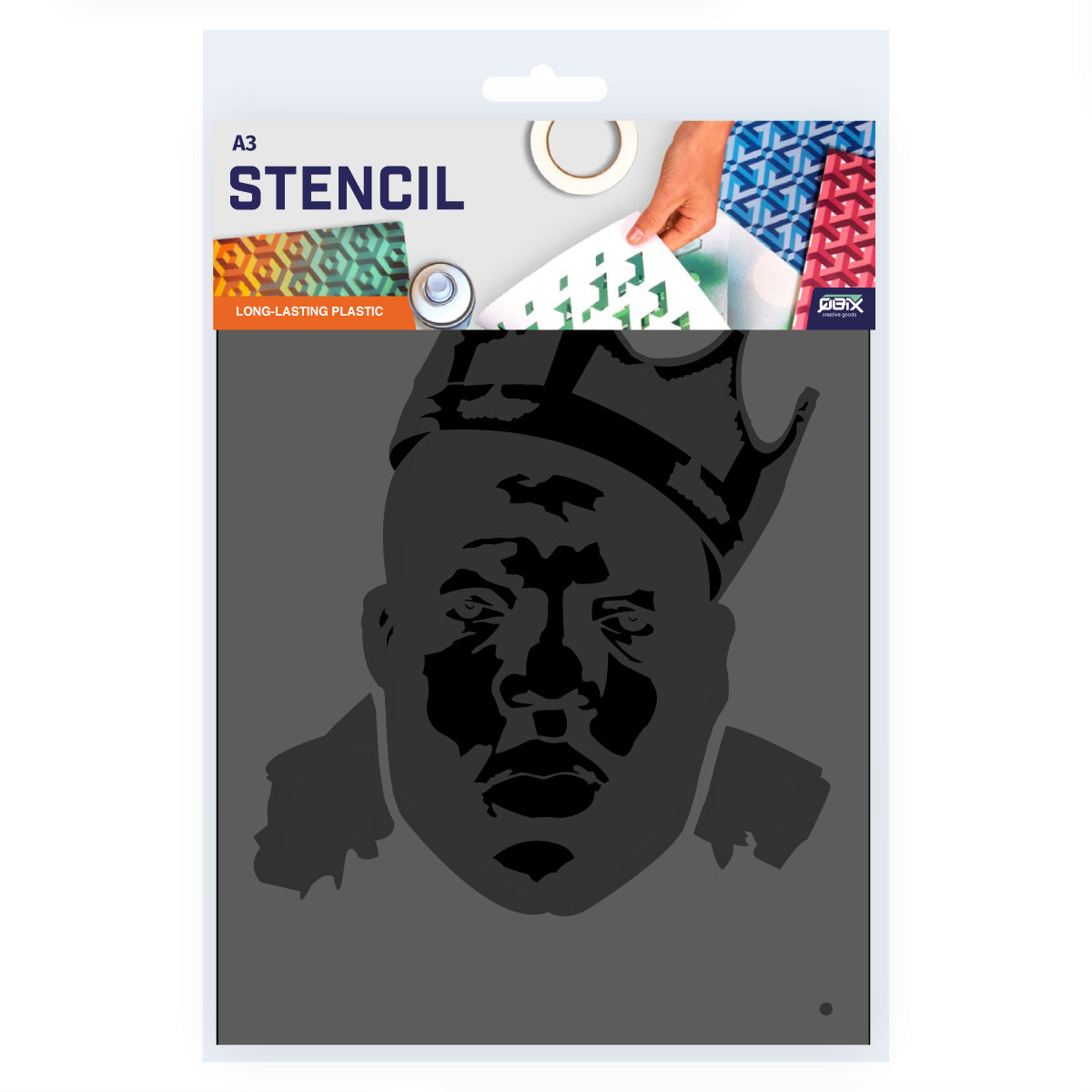 hip hop stencil graffiti