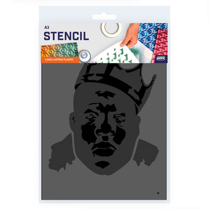 hip hop stencil graffiti