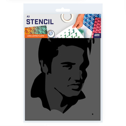 elvis presley stencil art
