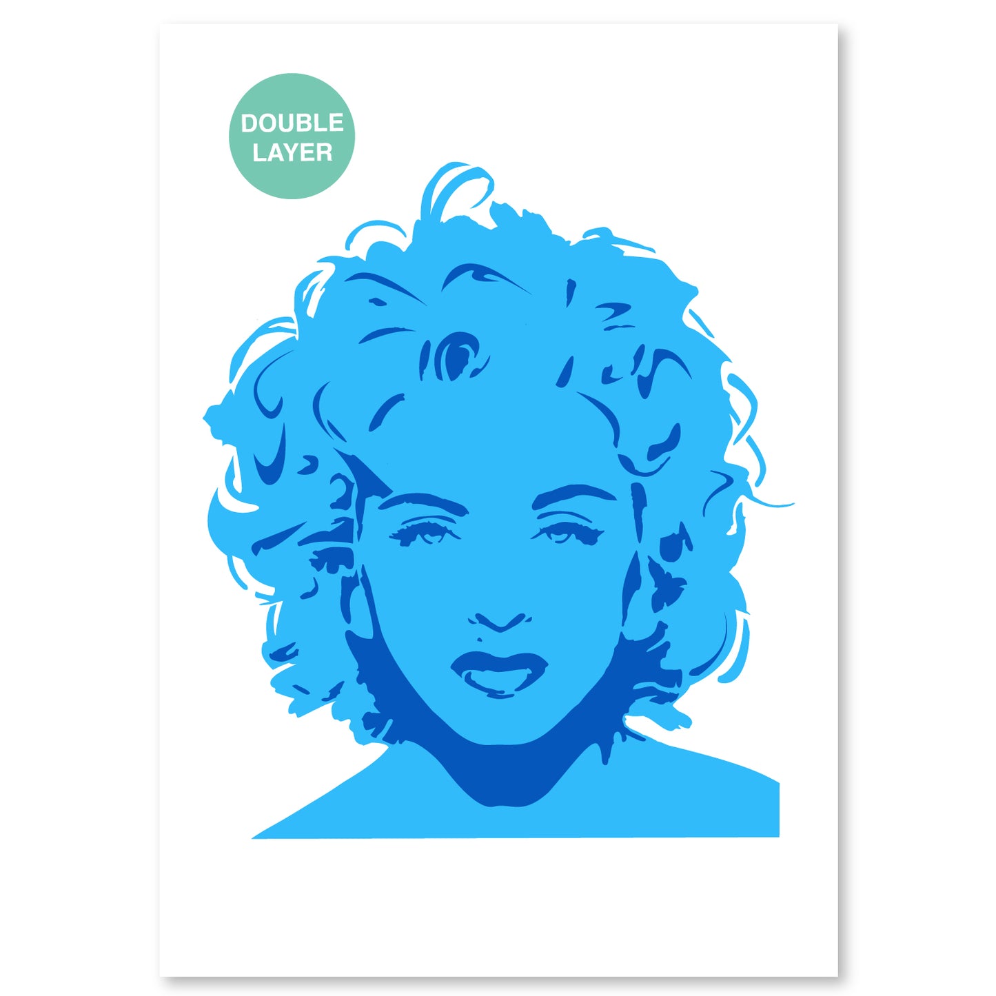 madonna stencil art