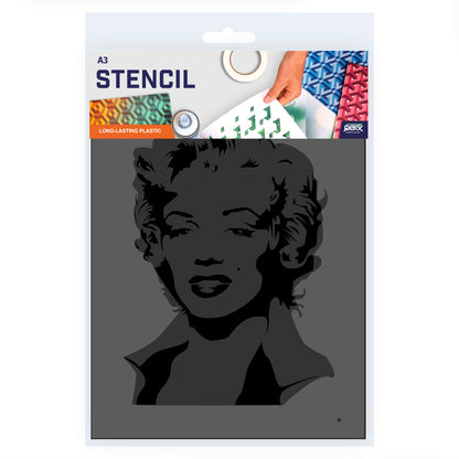 marilyn monroe stencil art