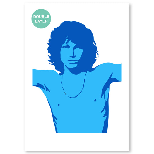 jim morrison art stencil