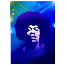Load image into Gallery viewer, Jimi Hendrix Stencil Art work QBIX