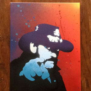 Lemmy Stencil - Motörhead Stencil - 2 Layer A3 Size Stencil