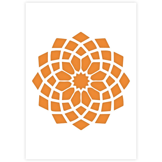 QBIX Mandala Stencil A3