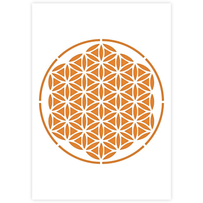 Mandala Stencil 02 - A4 Size