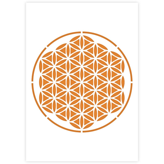 Mandala Stencil 02 - A3 Size
