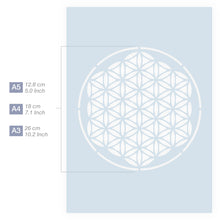 Load image into Gallery viewer, Measurements Mandala Stencil 3 Sizes