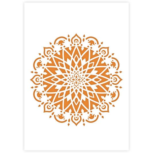 Mandala Stencil 06 - A3 Size
