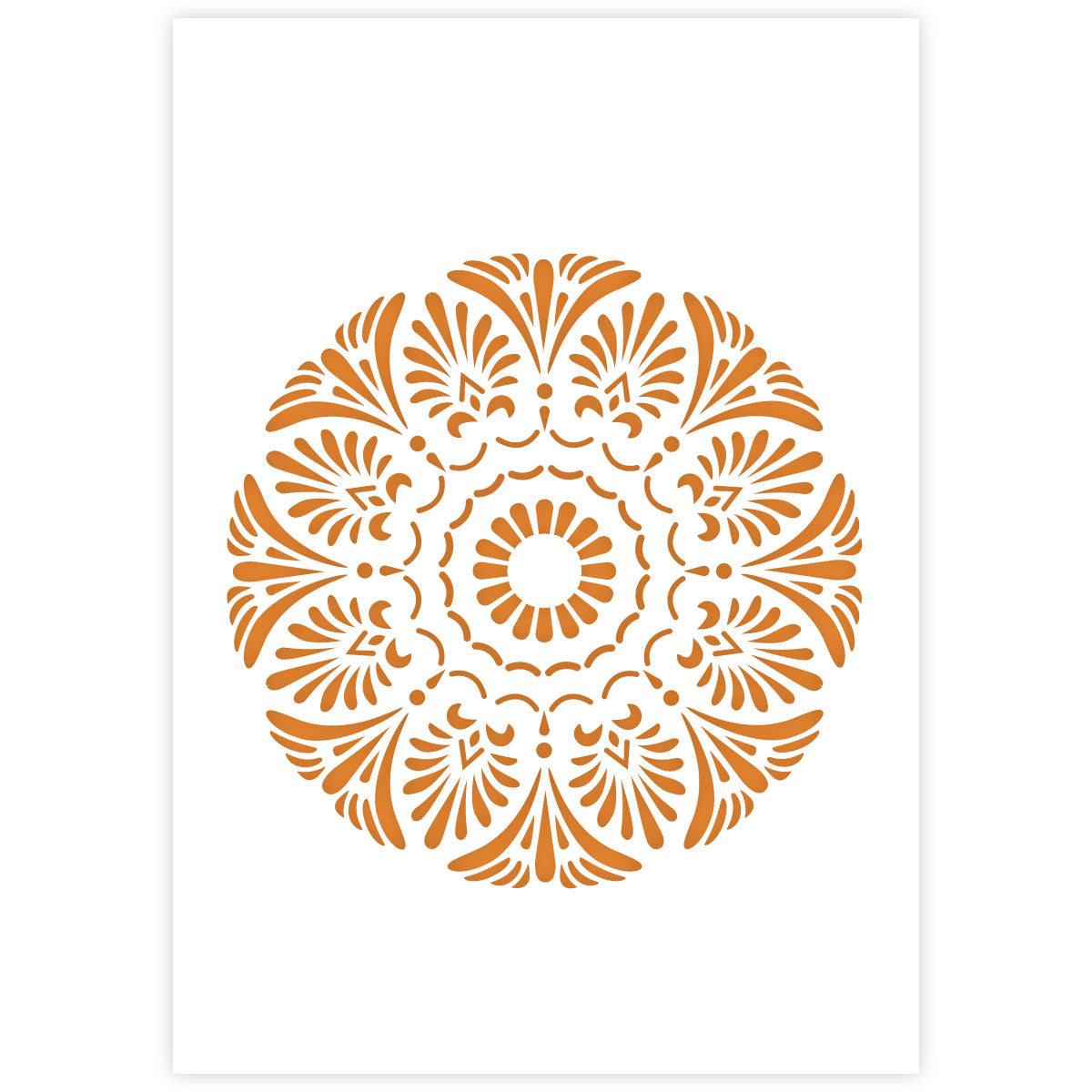 Mandala Stencil 07 - A3 Size