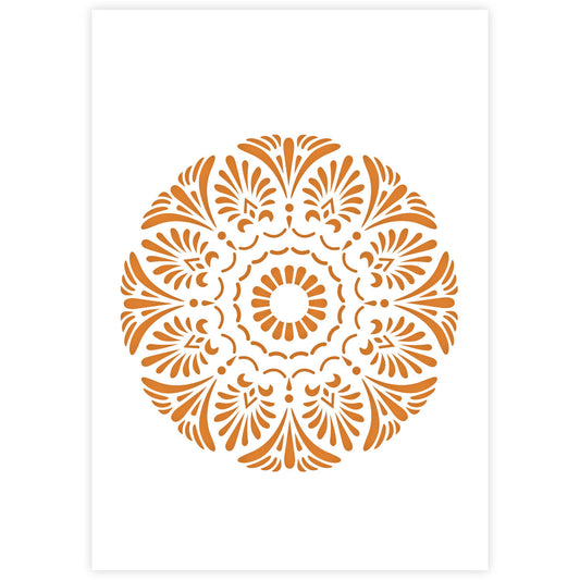 Mandala Stencil 07 - A3 Size