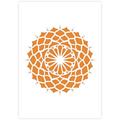 Mandala Stencil 08 - A3 Size