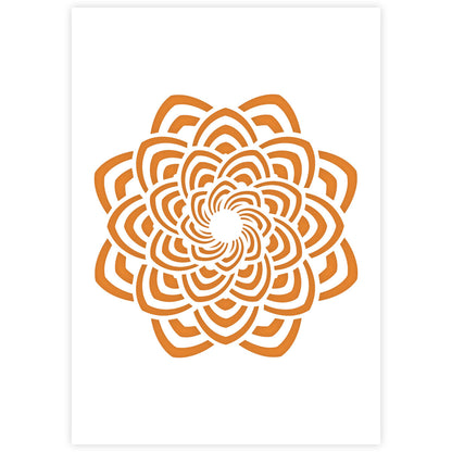 Mandala Stencil 09 - A3 Size