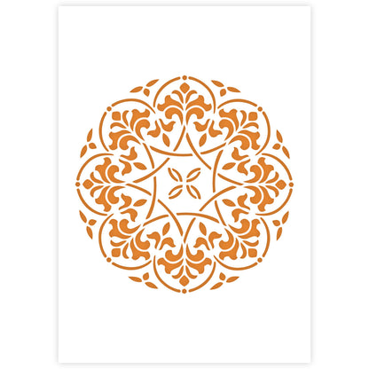 Mandala Stencil 10 - A3 Size