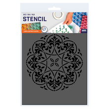 Load image into Gallery viewer, Packaged Mandala Stencil A5 A4 A3 Size