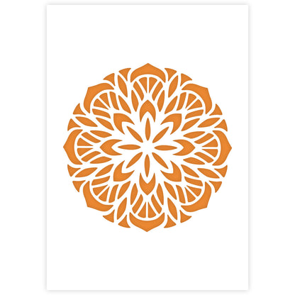 Mandala Stencil 12 - A3 Size