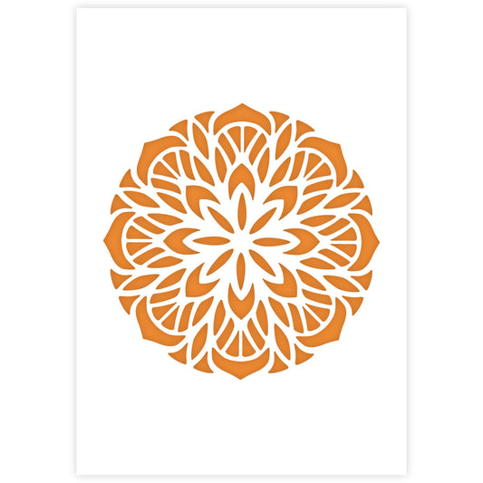 Mandala Stencil 12 - A3 Size