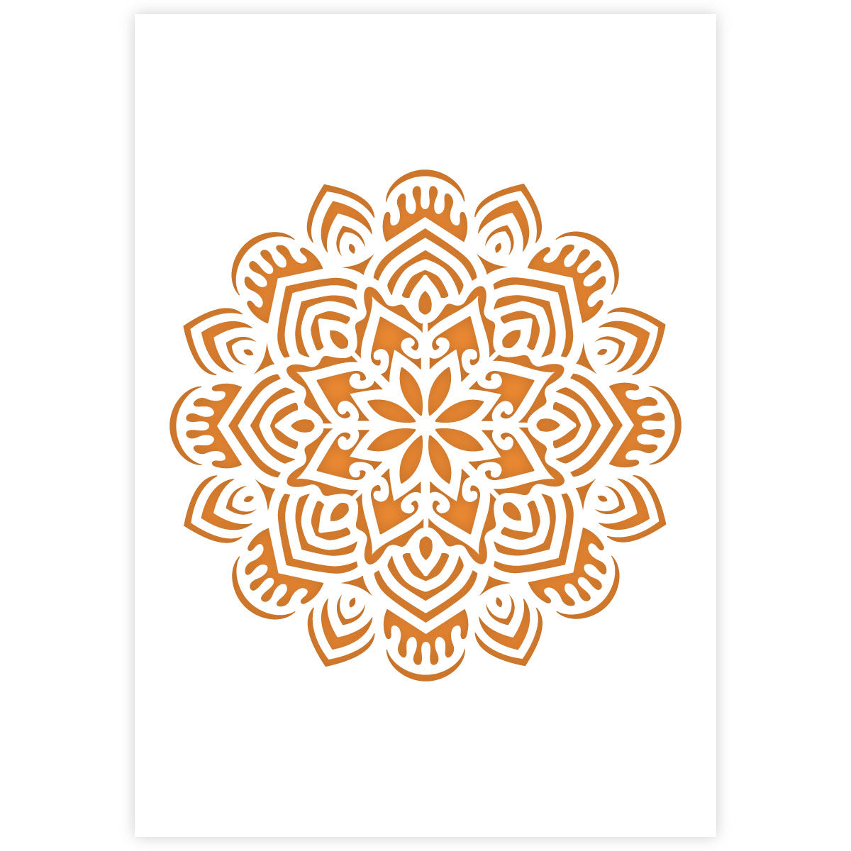 Mandala Stencil 14 - A3 Size