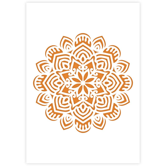 Mandala Stencil 14 - A3 Size