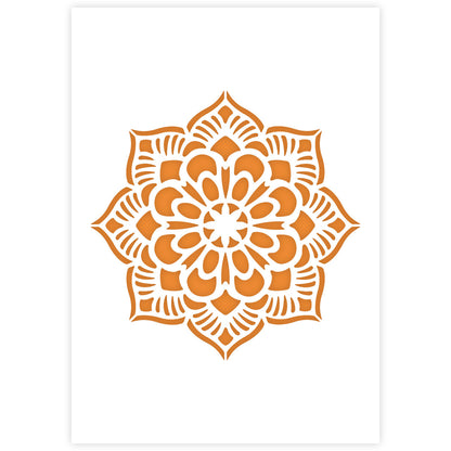 Mandala Stencil 15 - A5 Size