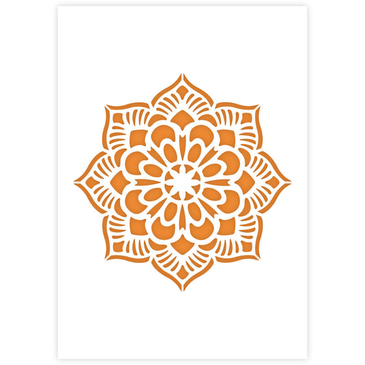 Mandala Stencil 15 - A3 Size