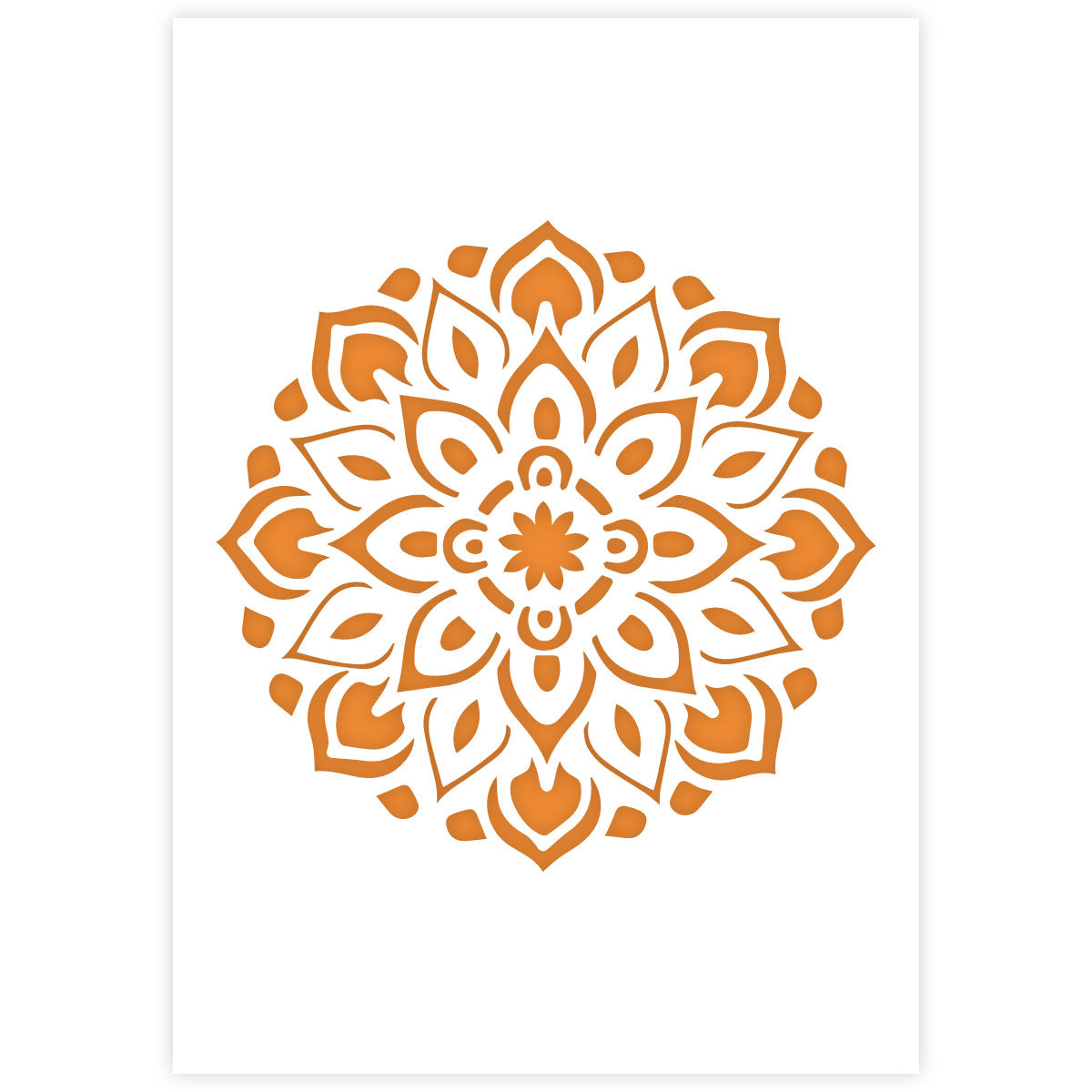 Mandala Stencil 04 - A3 Size