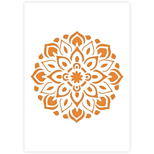 Mandala Stencil 04 - A3 Size