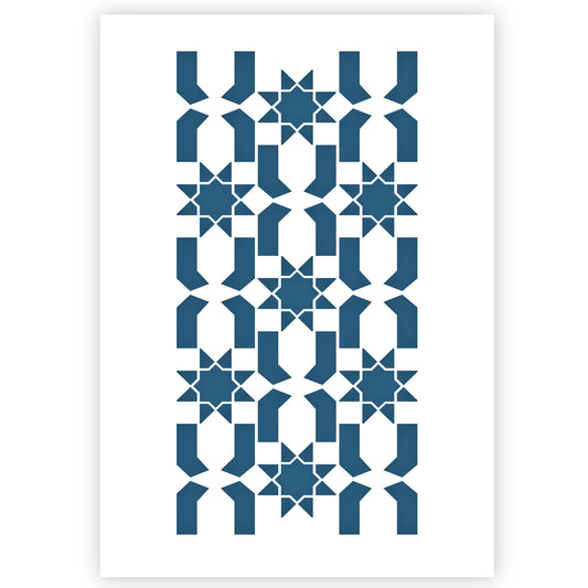 Morrocan Tile Stencil A3 Size 3
