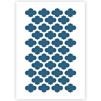 Morrocan Tile Stencil A3 Size 4