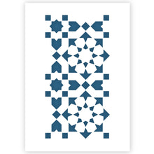 Load image into Gallery viewer, Morrocan Tile Stencil A3 Size 5