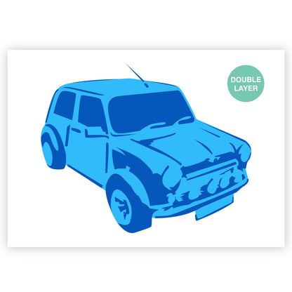 Car Stencil - 2 Layer A3 Size Stencil