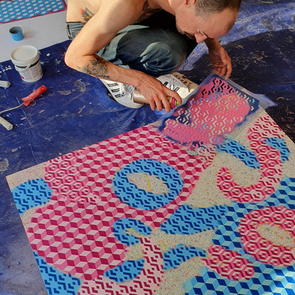 making a multi layer stencil