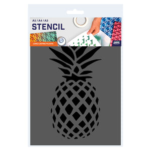 Pineapple Stencil Template - in 3 Sizes