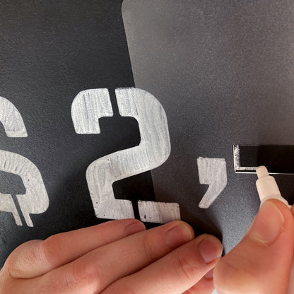 number stencil how to 