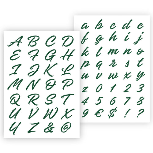 Alphabet Letter Stencil A4 A3 Sizes