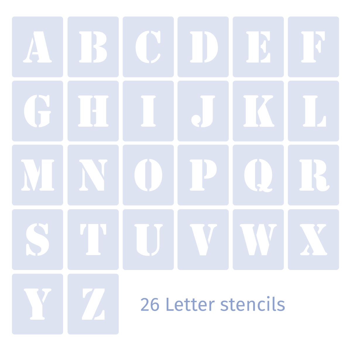 letter template stencils
