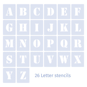 letter template stencils