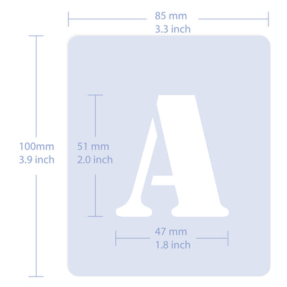 Letter stencils