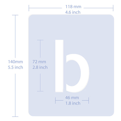 Sizes of a QBIX letter template