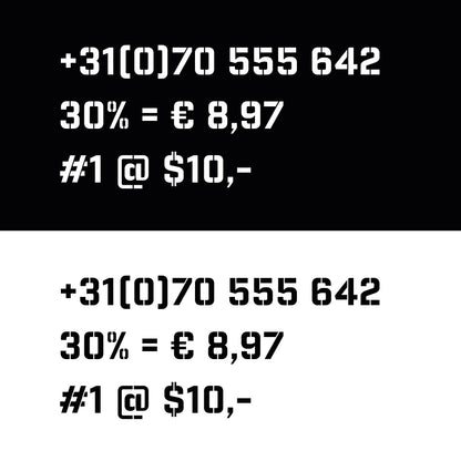 QBIX Letter stencil set 
