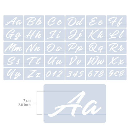 Decorative Letter Set, Complete Alphabet - 6-7 cm / 2.4-2.8 Inch