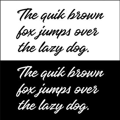 Decorative Letter Stencil - Upper Lowercase & numbers - A4 size - 2-3 cm letter