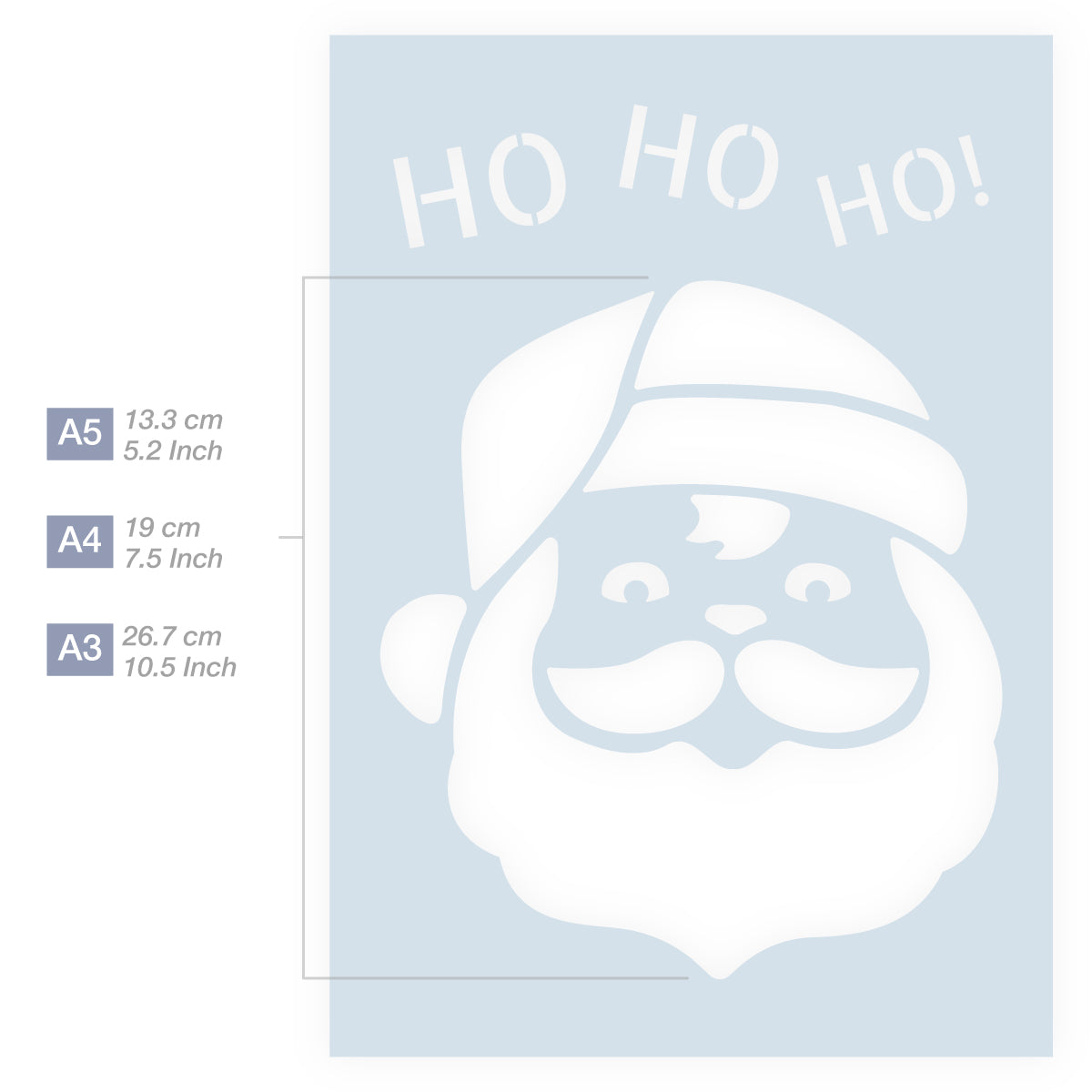 christmas stencil cut out