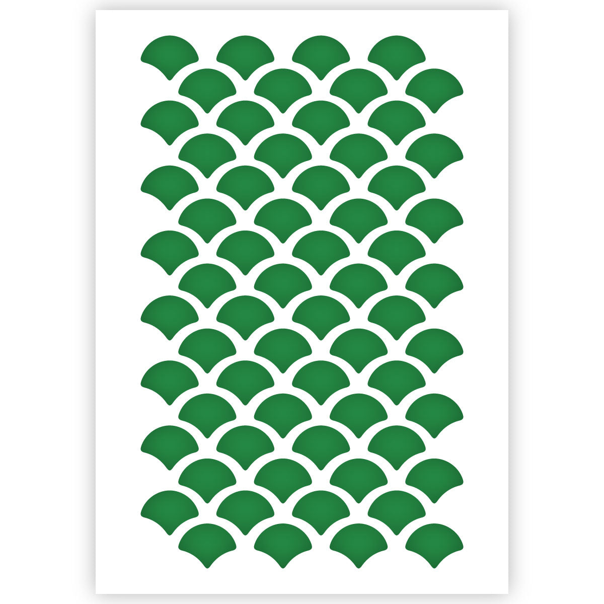 Scale Pattern Stencil 3 Sizes