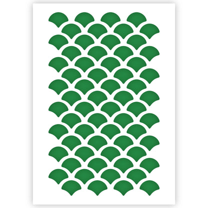 Scale Pattern Stencil 3 Sizes
