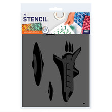 Load image into Gallery viewer, Spacecraft Stencil - 2 Layer A3 Size Template