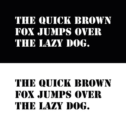Lettering stencils